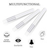 20 Pcs White Lash Shampoo Brush Eyelash Extensions Supplies Cosmetic Brushes Peel Off Blackhead Brush Remover Tool Lash Cleanser Soft Brushes (20PC)