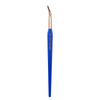 Bdellium Tools Professional Makeup Brush - Golden Triangle 708 Bent Eyeliner - With All Vegan and Soft Synthetic Fibers, For Smooth Application (Blue