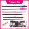 283 Pieces Makeup tools Kit Includes Plastic storage Organizer Box Hair Clips Eyeliner Brushes Mascara Wands and Lipstick Applicators For Lip (283A)