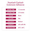 VEYES INC Lash Glue 5 ML 1-2 Sec Drying Time 8 Weeks Bonding Eyelash Extension Glue Black Adhesive for Professional Use Only