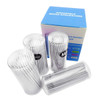 400 PCS Disposable Microbrush Lash Eyelash Micro Brush Mascara Wands Applicator Makeup Tool (White)