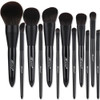 EVRCHGIEA Makeup Brush Sets, 12 PCS Wood Handle Soft Synthetic Fiber Hair Makeup Set,Premium Synthetic Foundation Blending Blush Concealer Eye Shadow