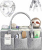 PUTSKA Baby Diaper Caddy Organizer Nursery Basket Set Baby Basket Gift Registry Baby Shower List Baby Must Haves Essentials Neutral Baby Stuff For Ne