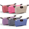 Makeup Bag Cosmetic Bags for Women Waterproof Toiletry Bag Multifunction Pouch Bag Portable Travel Pouch Stripe Organizer Set 6 Colors