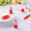 30 Pieces Empty Lip Gloss Tubes Tool Set, Include 25 Pencil Ice Cream Lollipop Bottle Candy Shaped Empty Lip Gloss Bottle Refillable Lip Balm Contain