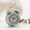 FLOITTUY Loud Alarm for Deep Sleepers 4'' Twin Bell Alarm Clock with Backlight for Bedroom and Home Decoration(Green)