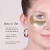 Wander Beauty Baggage Claim - Gold Foil Under Eye Patches For Dark Circles and Puffiness - Under Eye Mask Depuffs & Firms - Brightening Eye Mask for