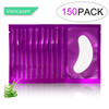 150 Pairs Set, Under Eye Pads, Comfy and Cool Under Eye Patches Gel Pad for Eyelash Extensions Eye Mask Beauty Tool (Purple)