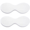 PAGOW 200 Sheets Disposable Non Woven Eye Care, Cotton Paper Facial Eye Pads Spa, DIY Clear Eye Mask Paper Beauty Sheets for Skincare Spa Wrap Moistu