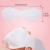 PAGOW 200 Sheets Disposable Non Woven Eye Care, Cotton Paper Facial Eye Pads Spa, DIY Clear Eye Mask Paper Beauty Sheets for Skincare Spa Wrap Moistu