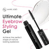 Marie-Jos Clear Eyebrow Gel  Waterproof Brow Styling for All-Day Hold  Clear Brow Gel - Brow Lamination Effect - Smudge-Proof & Flake-Free
