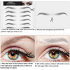 Blulu 6 Sheets 4d Hair-like Waterproof Eyebrow Tattoos Stickers Transfers Temporary Brow Tattoo Peel off Grooming Shaping Sticker in Arch Style, 66 P