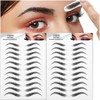 22 Pairs 4D Eyebrows Tattoo, Hair-Like Authentic Eyebrows, Eyebrows Tattoo Peel Off, Long Lasting Natural False Eyebrows Makeup Sticker for Eyebrow G