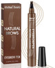 Eyebrow Pen - iMethod Upgrade Eyebrow TattooPen, Eyebrow Makeup, Long Lasting, Waterproof and Smudge-proof, Light Brown