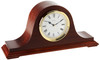 Bulova B1929 Bulova Annette I Chiming Mantel Clock, Model B1929 | Classic Mahogany Finish | Westminster Melody on The Hour | Battery Powered I Chimin