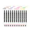 DNM Cat Eye Makeup Waterproof Neon Colorful Liquid Eyeliner Pen Make Up Comestics Long-lasting Black Eye Liner Pencil Makeup Tools (red)
