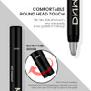 Kaely 2Pcs Bright Blue Eyeshadow Stick for Older Women, Metallic Shimmer Glitter Cream Eye Shadow Pencil Crayon, Light Blue Eyeliner Waterproof Hallo