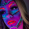Neon Face Body & Nails Paint Pigment Powder Kit | 12 UV Blacklight Reactive Colors Set