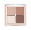 rom&nd Better Than Eyes N Series (N01 Dry Willow Flower) Korean Eye Shadow Mini Palette 4 Essential basic Shades