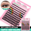 Bodermincer Lashes Clusters 10+12mm/12+14mm/14+16mm/16+18mm/10-12-14-16mm/14-16-18mm Mixed and 8-20mm to Choose Lashes Extension Kit lash Clusters La
