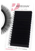 BEYELIAN Flat Eyelash Extension, Ellipse Lash Extensions 0.20 C Curl 14mm 16 Rows Matte Black Eyelash Extension Supplies Classic Lash Extensions Indi
