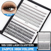 Bodermincer Lash Extension 240pcs C Curl 10D/20D Cluster 8/9/10/11/12mm,10/11/12/13/14mm,12/13/14/15/16mm Mixed Individual Cluster Lashes (10D+20D 10