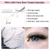 Premade Fans Eyelash Extensions 4D-C-0.10-15 Short Stem Premade Volume Eyelash Extensions .07 .10 C D Curl Pre made Lash Fans 9 to 20 mm Volume Lash