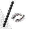 Eylure Line & Lash Kit, 2-in-1 Lash Black Glue Eyeliner and False Lashes, Faux Mink Wispy