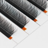 Bodermincer 10 Rows YY Shape D Curl Thickness 0.07mm Hand-woven Faux Mink Eyelashes Japanese-style Mesh Surround Lashes Natural Soft (14mm)