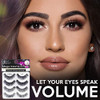 Ardell False Eyelashes Mega Volume 251, 1 Pack (4 Pairs Per Pack)