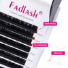 Lash Extension C D Curl Ellipse Eyelash Extensions .15 .20mm Flat Lashes Matte Single Lashes Classic Eyelash Extensions Individual Lashes (0.15-C, 12