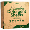 Travel Laundry Detergent Sheets Fisroa 300 Loads Eco-friendly Washing Detergent Sheets Plastic-Free Washer Strips, Fresh Linen Scent Liquidless Laund