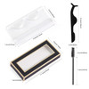 175 Pieces Lash Packaging Wholesale, Include 30 Empty Eyelashes Packaging Box, 30 False Lash Trays, 15 Eyelash Tweezers and 100 Eyelash Brush Mascara