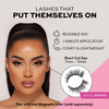 Glamnetic Magnetic Eyelashes - Verified | Long Magnetic Lashes, 60 Wears Reusable Volume Faux Mink Lashes, Dramatic Cat Eye - 1 Pair