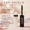 Lash Shield Waterproofing Top Coat for Mascara & Brows - Sweatproof, Tear-proof, Waterproof, Smudge-proof Mascara Fixer - Long Lasting Clear Eyelash