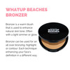 Elizabeth Mott Whatup Beaches Bronzer  Vegan & Cruelty-Free Face Powder for Contouring, Highlighting & Bronzing  Lightweight, Blendable Formula for