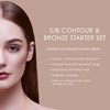 TEMPTU S/B Silicone-Based Contour & Bronze Starter Set For Sculpting, Contouring & Adding Dimension To The Face | Includes 6 Shades , 1 Count (Pack o