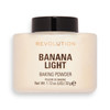 Revolution, Loose Baking Powder, Makeup Setting Powder, Long-Lasting Coverage, Mattifies & Reduces Shine, Banana Light, 1.12 oz