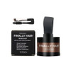 Finally Hair Dark Brown Hair Fibers & Concealer - Hairline Creator, Brow Enhancer, Beard Filler with Shadow Powder