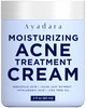 Moisturizing Acne Cream, Salicylic Acid Face Moisturizer for Oily & Acne-Prone Skin, Helps with Pimples, Blackheads, Whiteheads, Hormonal & Cystic Ac