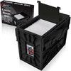 BCW Comic Bin, Black - Holds 150 Comics, Acid Free Storage and Organizer, Heavy Duty Plastic, Stackable, Includes Partition