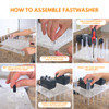 FastWasher24 Beer Bottle Washer and Wine Bottle Cleaner | Bottles & Racks NOT Included |General Purpose Bottle Rinser, Bottle Cleaner and Bottle Sani
