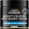 Men's Face Moisturizer Cream - Anti Aging & Wrinkle - Men's Shave Lotion - Made in USA - Collagen, Hyaluronic Acid, Vitamins E & A, Avocado Oil - Age
