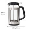 OXO Brew Stainless Steel French Press Coffee Maker  32oz