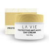 La Vie Protective Anti-Aging Face Cream  Day Cream with Hyaluronic Acid, Shea Butter & Vitamins  Firming Face Cream with SPF & Aloe Vera  1.7Fl Oz
