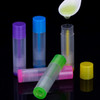 Onwon 25 PCS Lip Balm Empty Bottles Lip Balm Container Clear Tubes with Twist Bottom and Top Cap, 3/ 16Oz (5.5ml)