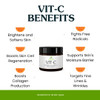Clearly VIT-C, Natural Vitamin C Cream Moisturizer for Face | Anti Aging, Hydrating, Skin Brightening for Sensitive Skin | Fade Dark Spots, Fine Line