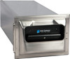 San Jamar H2001 Stainless Steel in-Counter Fullfold Classic Napkin Dispenser, 750 Plus Capacity