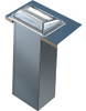 San Jamar H2001 Stainless Steel in-Counter Fullfold Classic Napkin Dispenser, 750 Plus Capacity