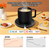 Coffee Mug Warmer, Smart Coffee Warmer Candle Warmer with Auto Shut Off for Office Desk, Cup Warmer with 2 Temperature, Electric Beverage Drink Warme